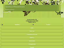 Tablet Screenshot of jagdhaus-heiligendamm.de